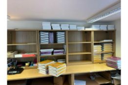 NO RESERVE Bookcases (x6 units)