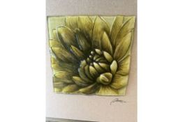 NO RESERVE Flower Glasswork Print