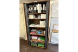 NO RESERVE Walnut Storage Cupboards x2
