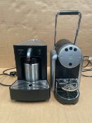 NO RESERVE Nespresso Professional Pod Coffee Machine Type 9737G & Nespresso Cappuccinatore CS 20