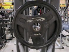 NO RESERVE EuroSport 5kg Plates x5