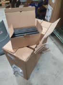 1600 x black 200mm paper straws