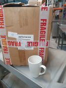 24 x boxed white mugs