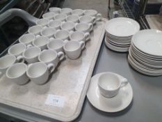 espresso cups and saucers