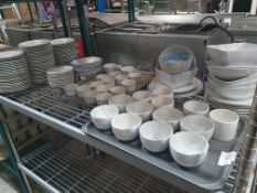 contents of shelf - crockery