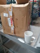24 x boxed white mugs