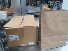 125 x brown kraft twisted handle carrier (320w x 170d x 450h)