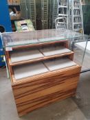 Premium Shop Display Case With Sliding Door Drawer - 1000x x 600d x 1050h