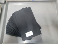 11 x small slate effect display plates
