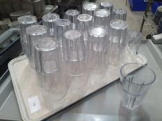 30 x plastic soda glasses