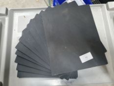 10 x large slate effect display plates
