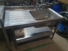 Stainless Steel Sink With Left Hand Drainer