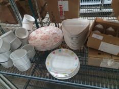 Assorted crockery