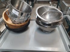 fruit bowls and colanders
