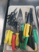 Assortment Of Approximately 25 x Kitchen Knives & Scissors