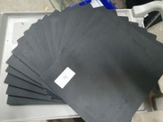 17 x large slate effect display plates
