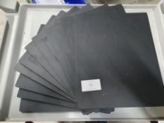 10 x large slate effect display plates