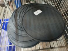 10 x slate effect cake display plates