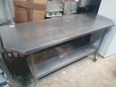 Stainless Steel Table On Casters