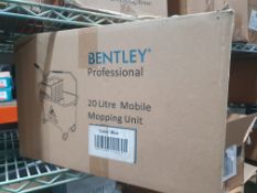 Blue Bentley 20 Litre Mobile Mop Bucket With Wringer