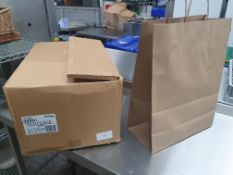 125 x brown kraft twisted handle carrier (320w x 170d x 450h)