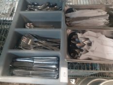 Cutlery Tray & 2 Gastronomes With Cutlery