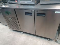 Foster Pro 1/2H 2 Door Prep Top Fridge