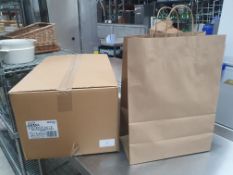 125 x brown kraft twisted handle carrier (320w x 170d x 450h)