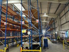16 Bays of Back To Back Boltless Pallet Racking