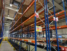 16 Bays of Back To Back Boltless Pallet Racking