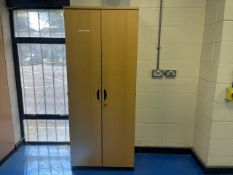 Trio Of Tall Office Storage Cabinets