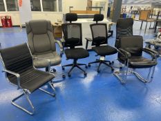 7 x Assorted Office Chairs