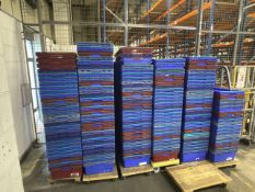 Approximately 250 Heavy Duty Plastic Storage Boxes / Containers / Totes
