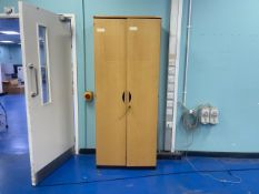 Pair Of Wooden Storage Cabinets