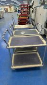Tiered Warehouse Trolleys x3