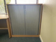 Pair Of Tambour Cabinets