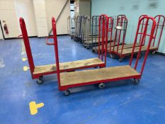 Pair Of Warehouse Gondola Trolleys