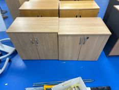 Pair Of Wooden Storage Cabinets