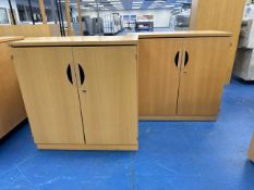 Pair Of Wooden Storage Cabinets