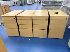 Wooden Storage Drawers x 4