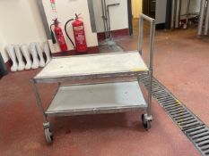 No Reserve - Two Tier Trolley With Metal Frame