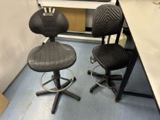 No Reserve - Plastic Lab Stools x3