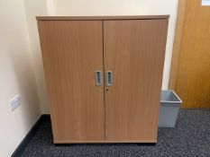 No Reserve - Wooden Pine Effect Storage Unit