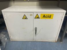 No Reserve - Acid Metal Storage Cabinet