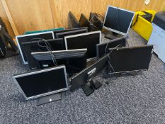 No Reserve - 13 Assorted Monitors From Dell, LG
