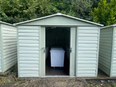 Yard Master Green Metal Shed