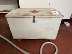 No Reserve - Denley Mobile Metal Chemical Storage Box