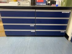 No Reserve - 3 x 4 Drawer Wooden Unit