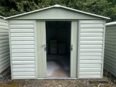 Yard Master Green Metal Shed