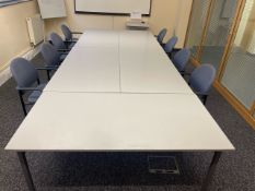 No Reserve - 6 x Desks & 8 x Chairs